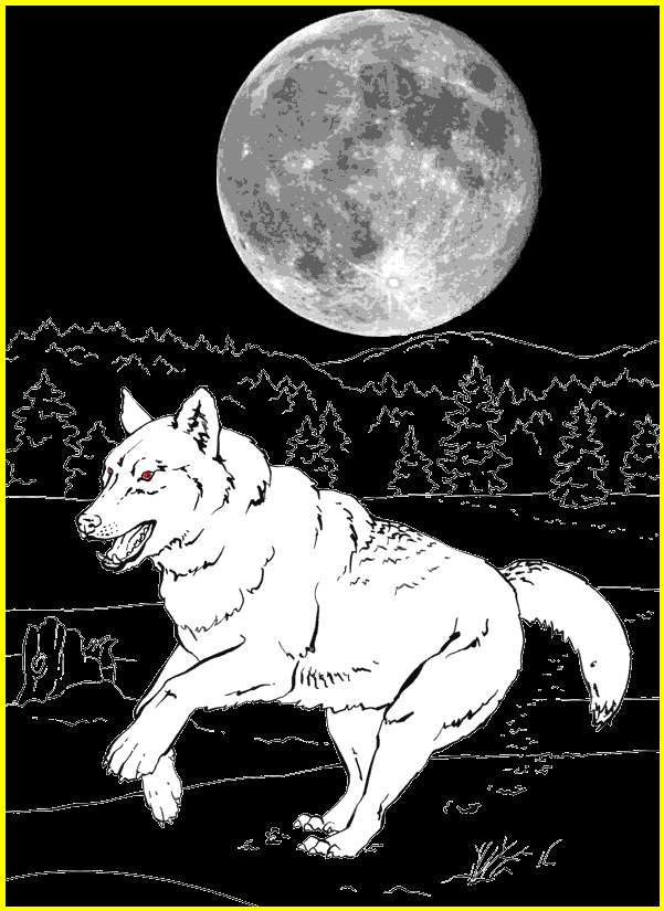 Harold's cart cover - night scene